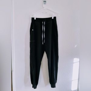 Fig Black scrub jogger